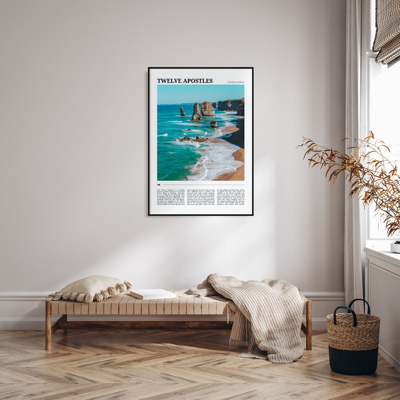 Twelve Apostles Travel Color Poster