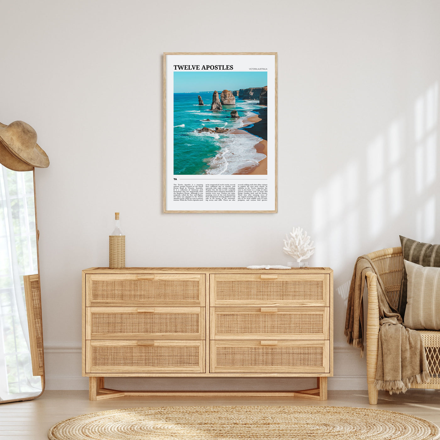 Twelve Apostles Travel Color Poster