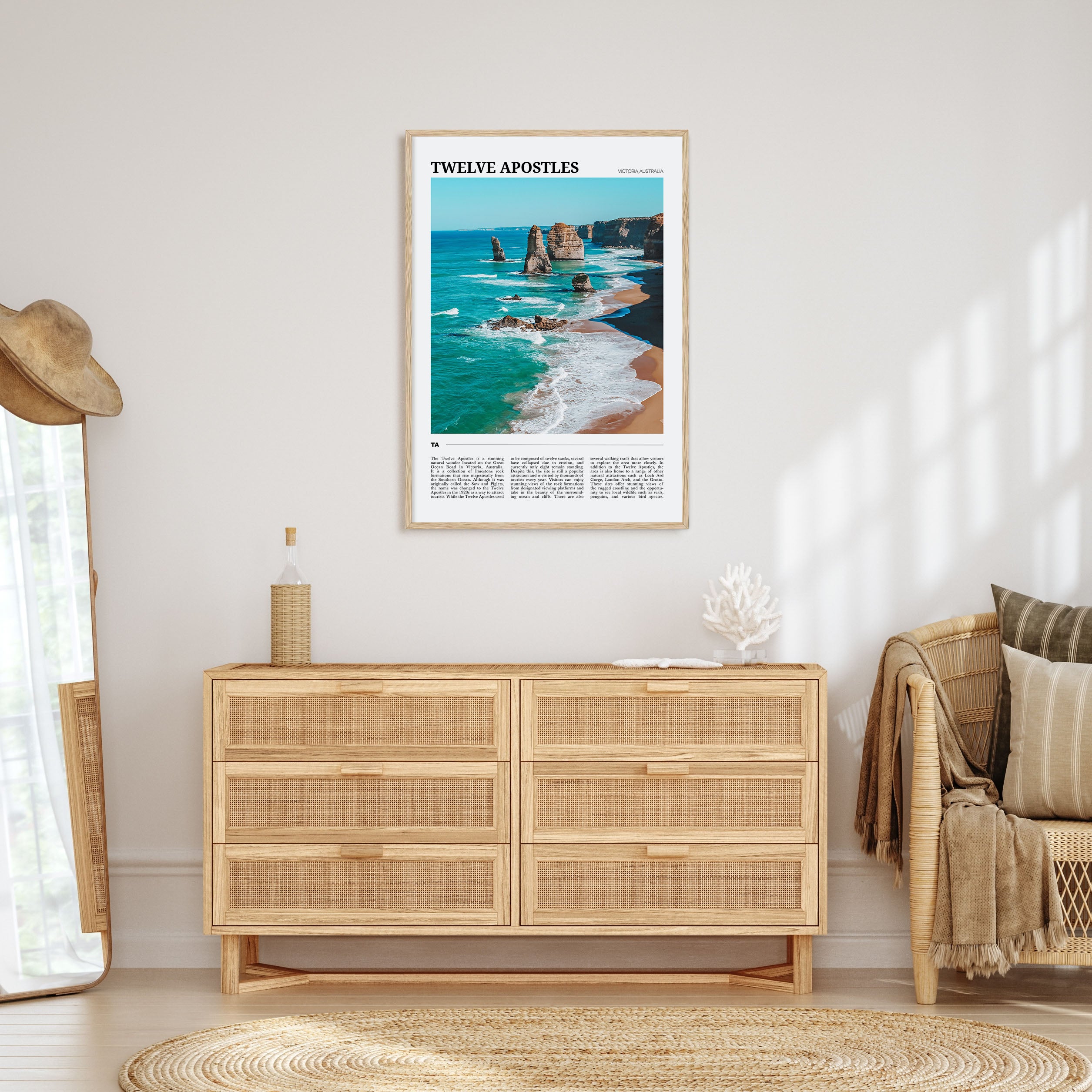 Twelve Apostles Travel Color Poster