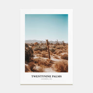 Twentynine Palms Portrait Color Poster