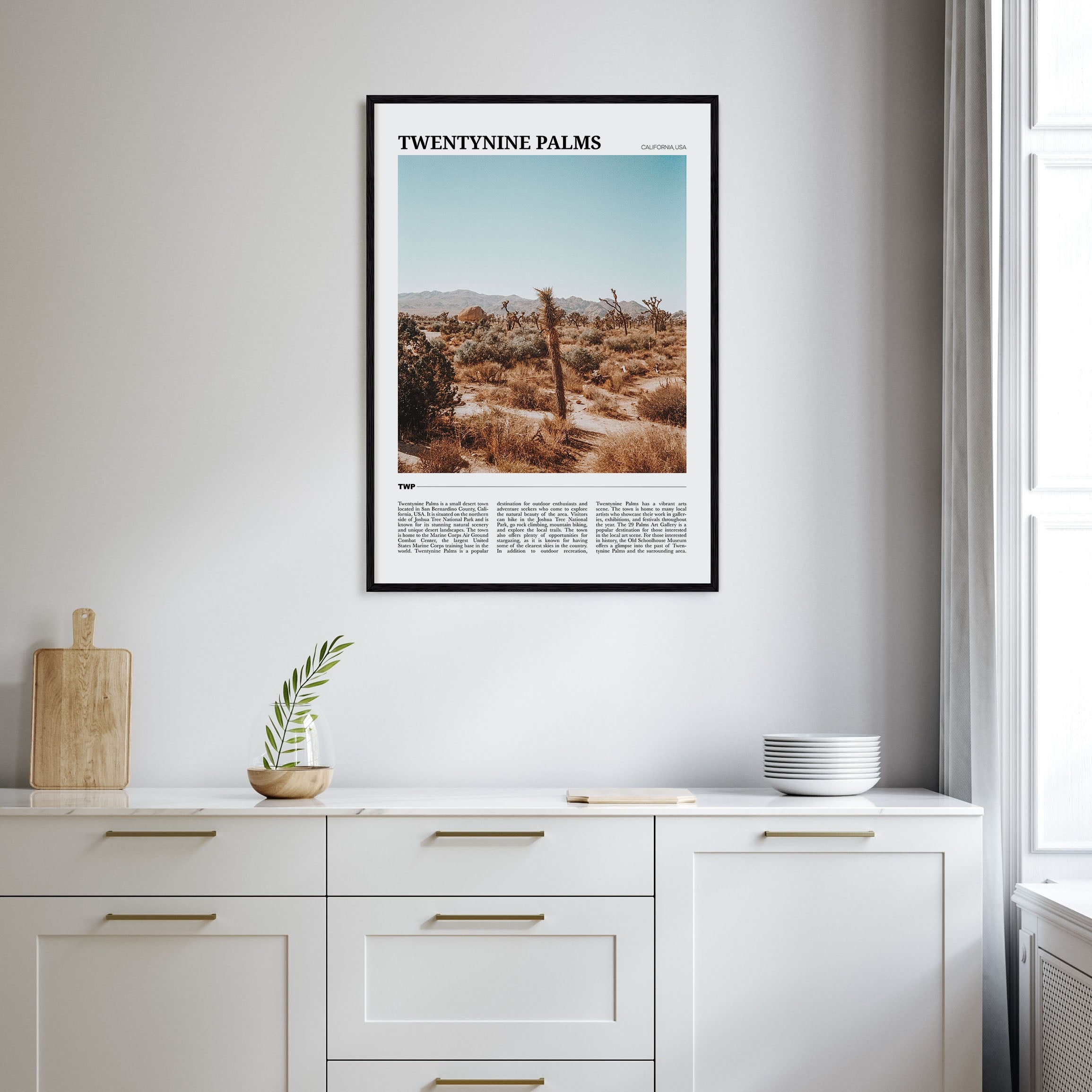 Twentynine Palms Travel Color Poster