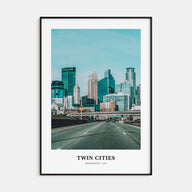 Twin Cities Portrait Color Poster