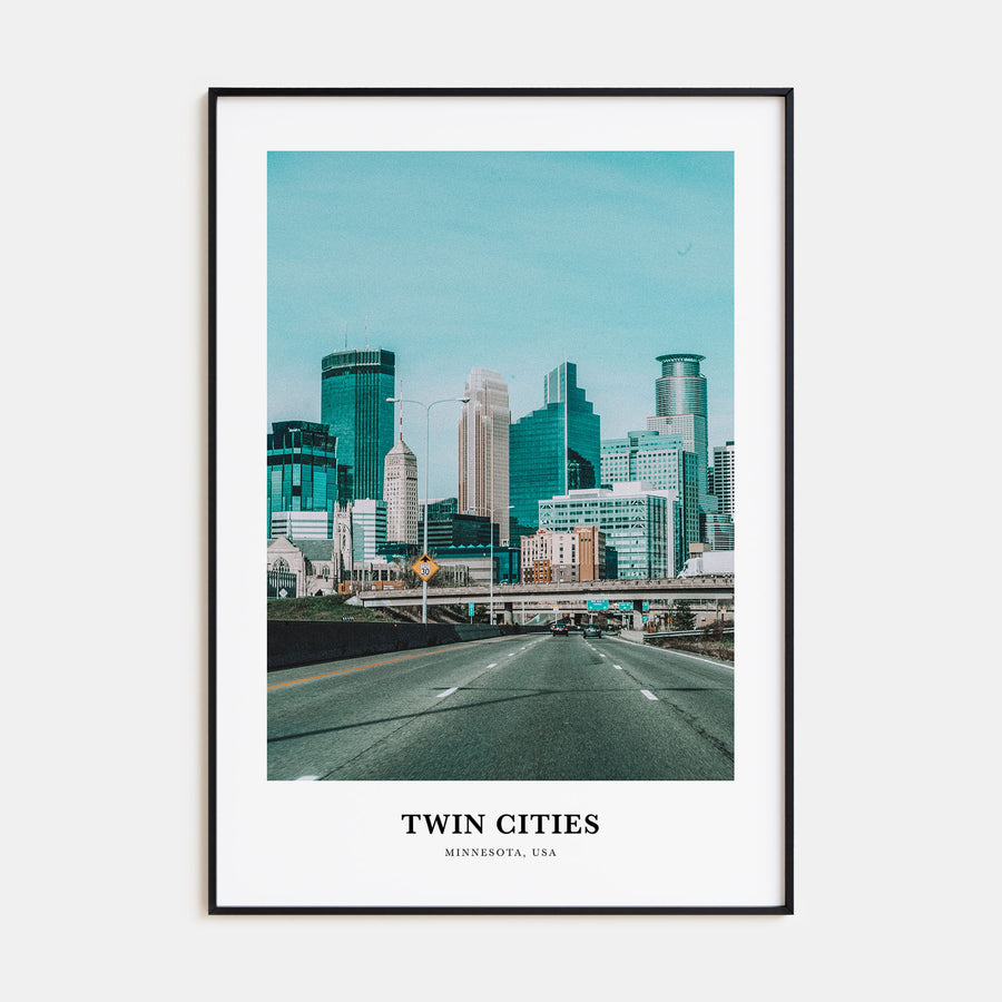 Twin Cities Portrait Color Poster
