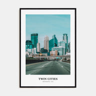 Twin Cities Portrait Color Poster