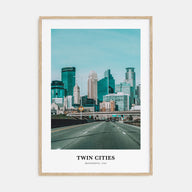 Twin Cities Portrait Color Poster