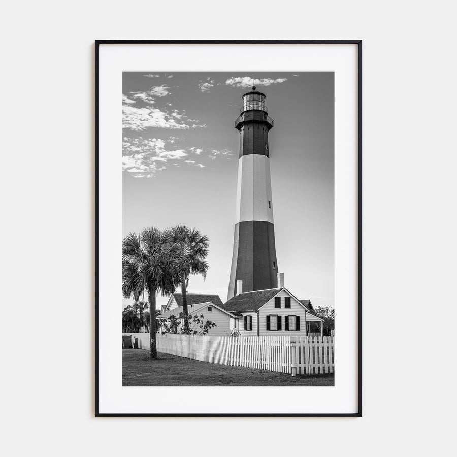 Tybee Island Photo B&W Poster