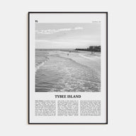 Tybee Island Travel B&W Poster