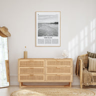 Tybee Island Travel B&W Poster