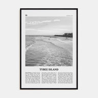 Tybee Island Travel B&W Poster