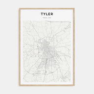 Tyler Map Portrait Poster