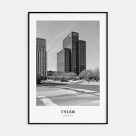 Tyler Portrait B&W Poster