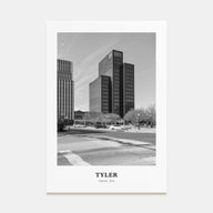 Tyler Portrait B&W Poster