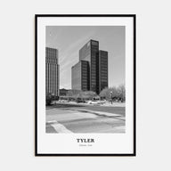Tyler Portrait B&W Poster