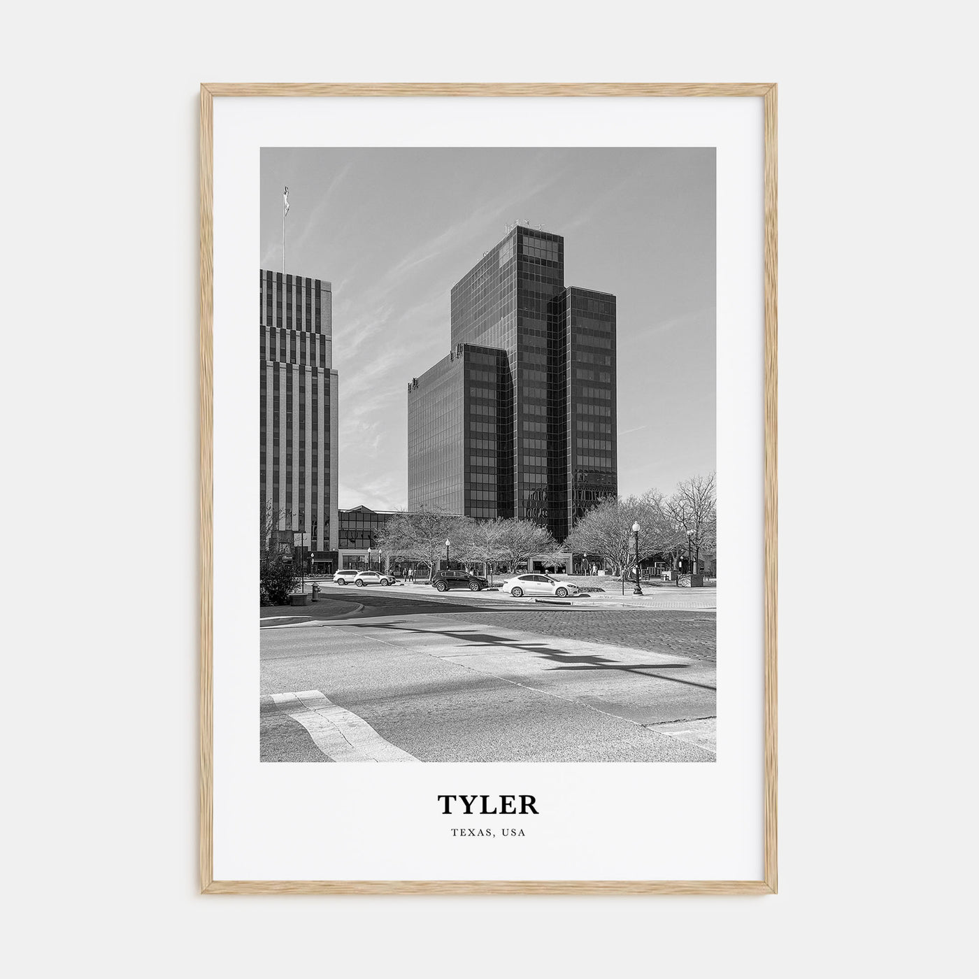 Tyler Portrait B&W Poster