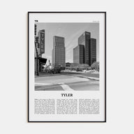 Tyler Travel B&W Poster