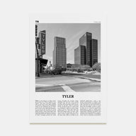 Tyler Travel B&W Poster