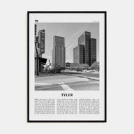 Tyler Travel B&W Poster
