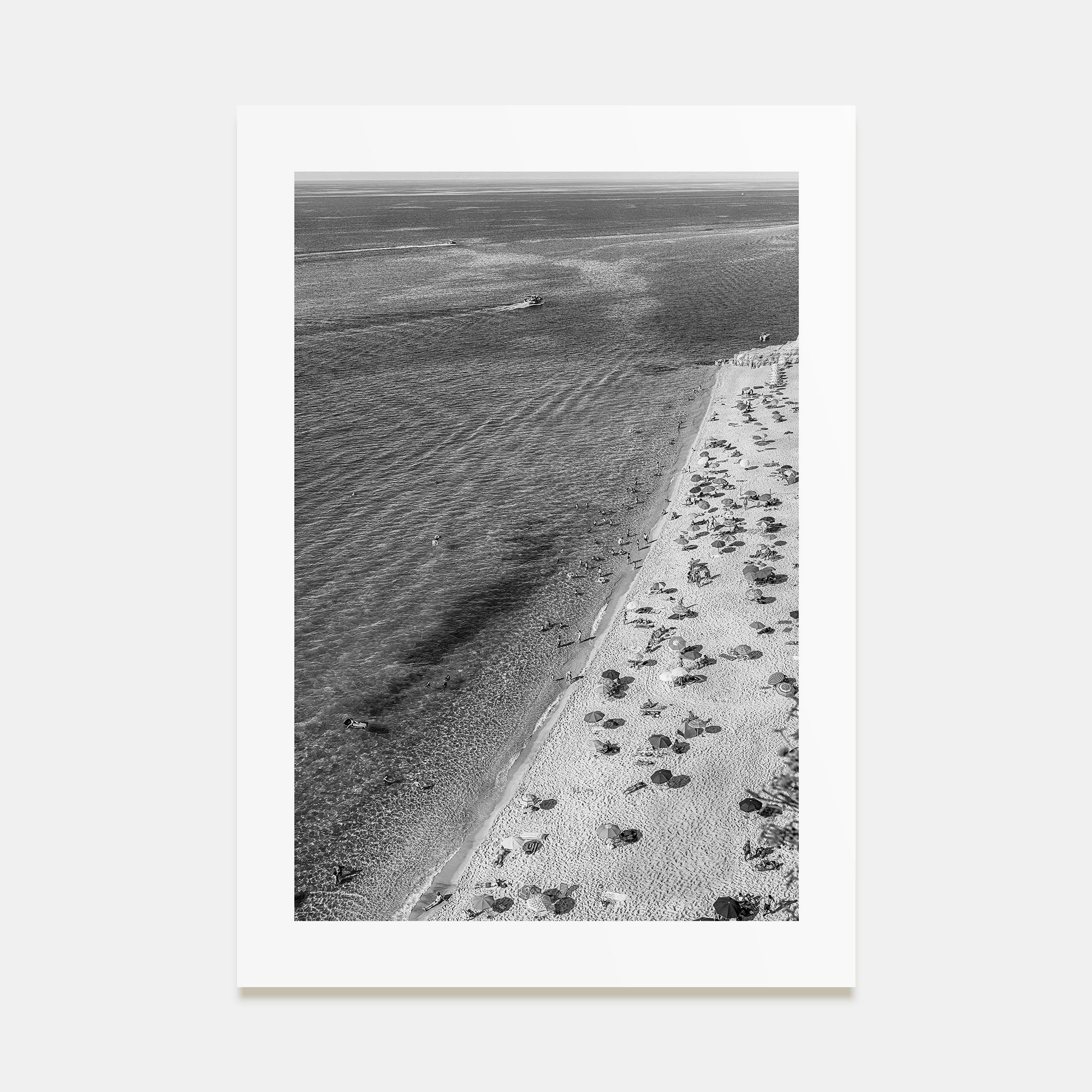 Tyrrhenian Sea Photo B&W No 1 Poster