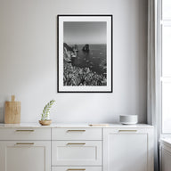 Tyrrhenian Sea Photo B&W No 2 Poster