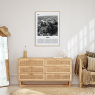 Udine Travel B&W Poster