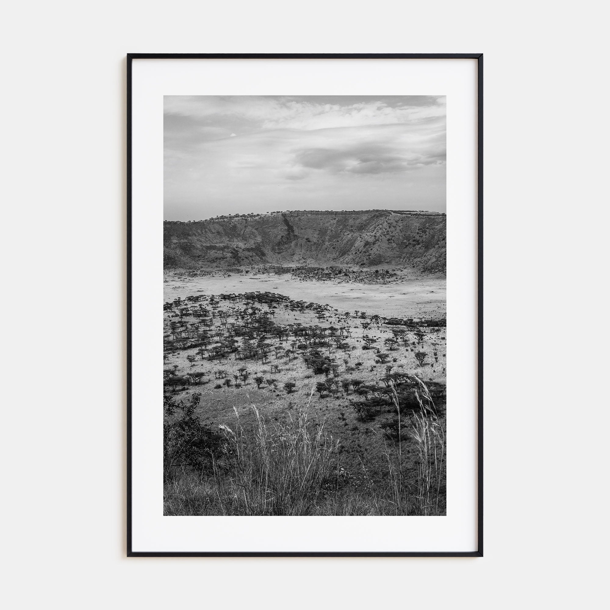 Uganda Photo B&W Poster
