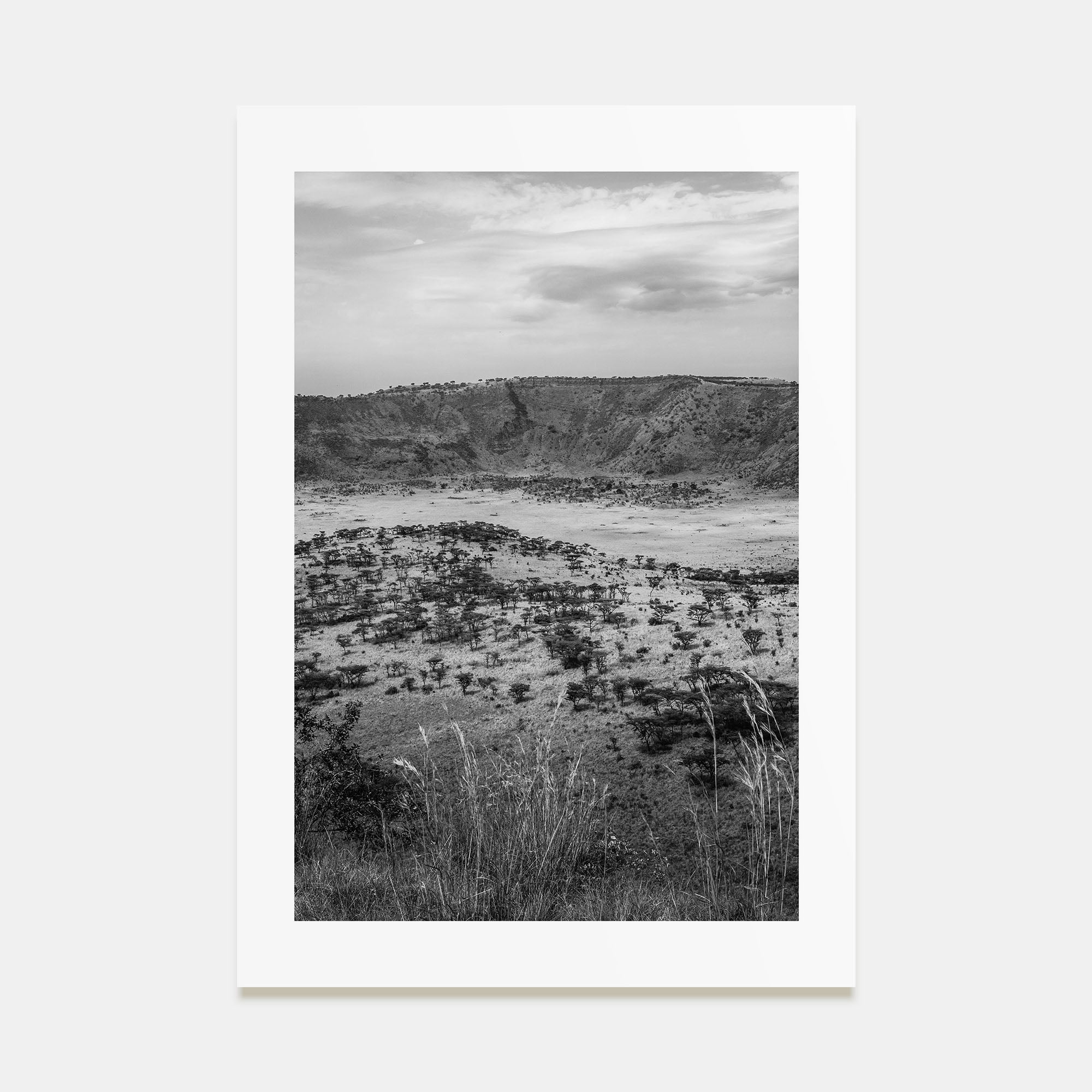 Uganda Photo B&W Poster
