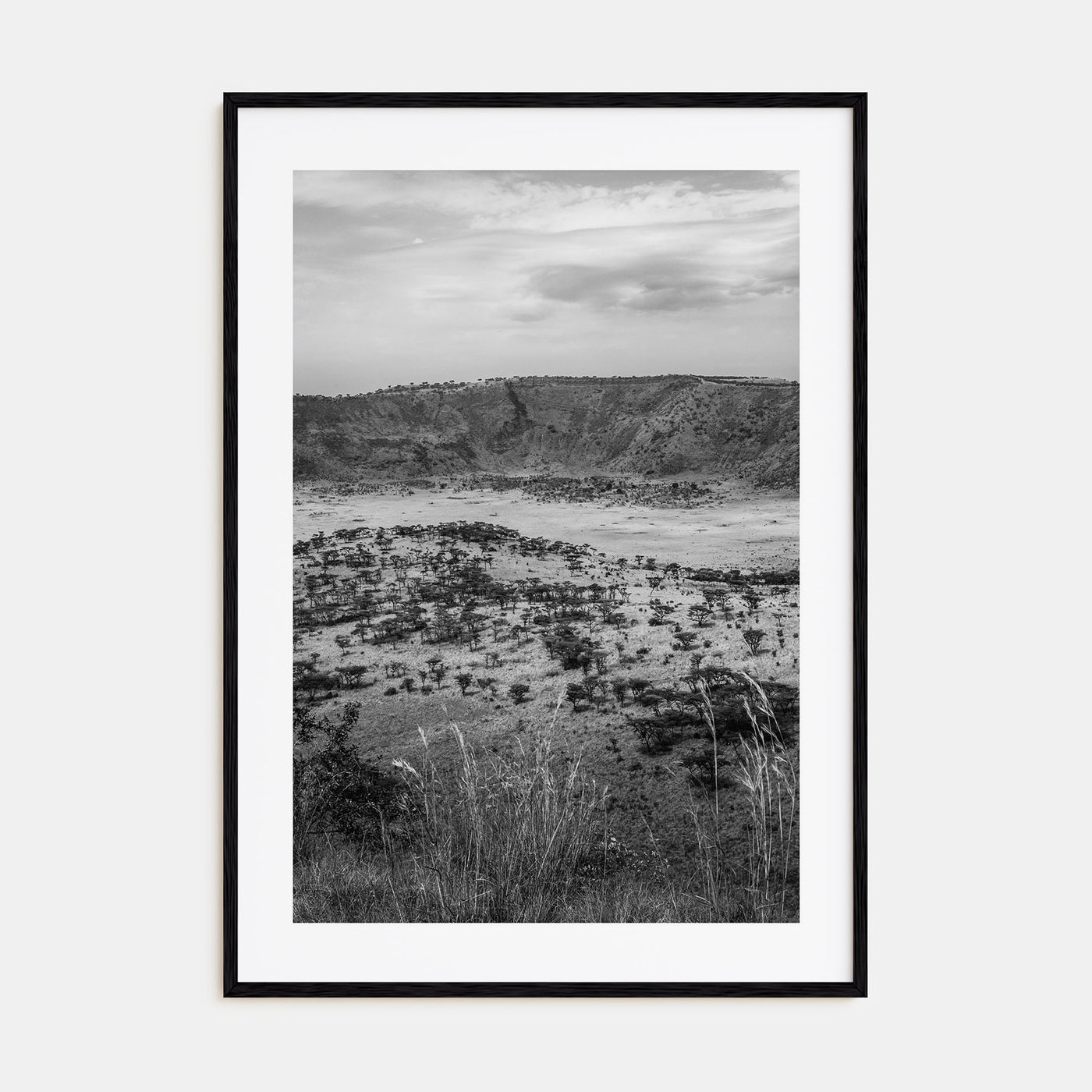 Uganda Photo B&W Poster