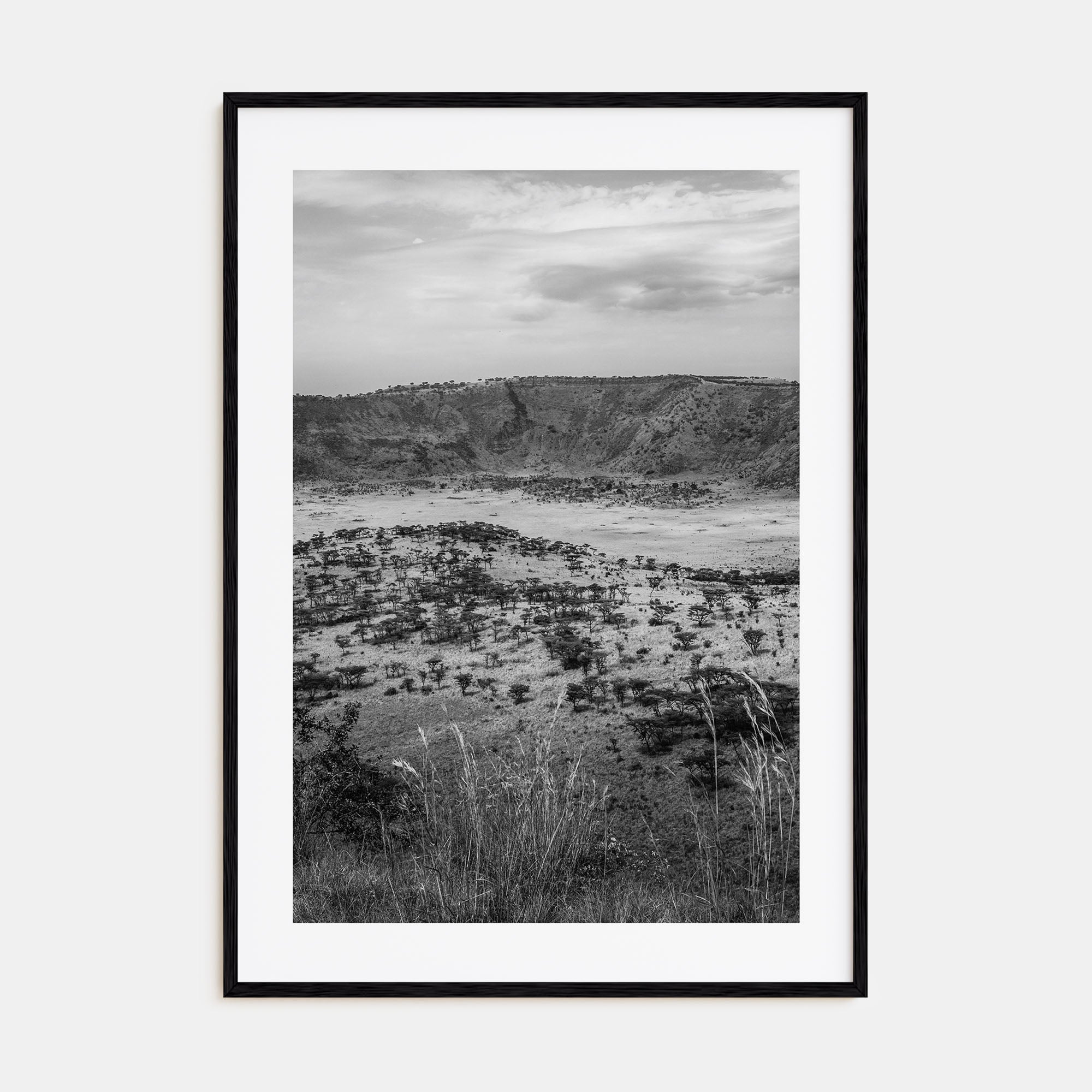 Uganda Photo B&W Poster