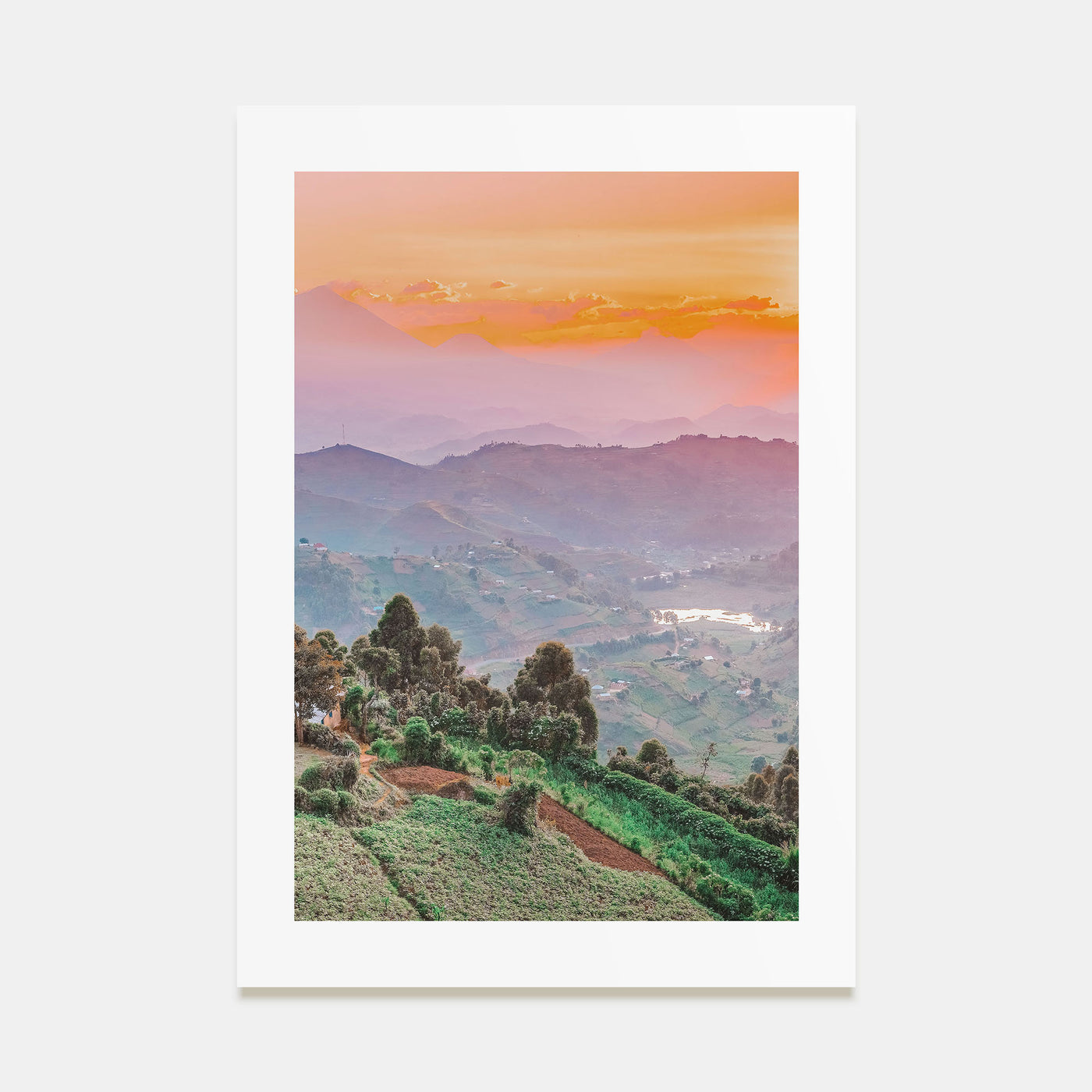 Uganda Photo Color Poster
