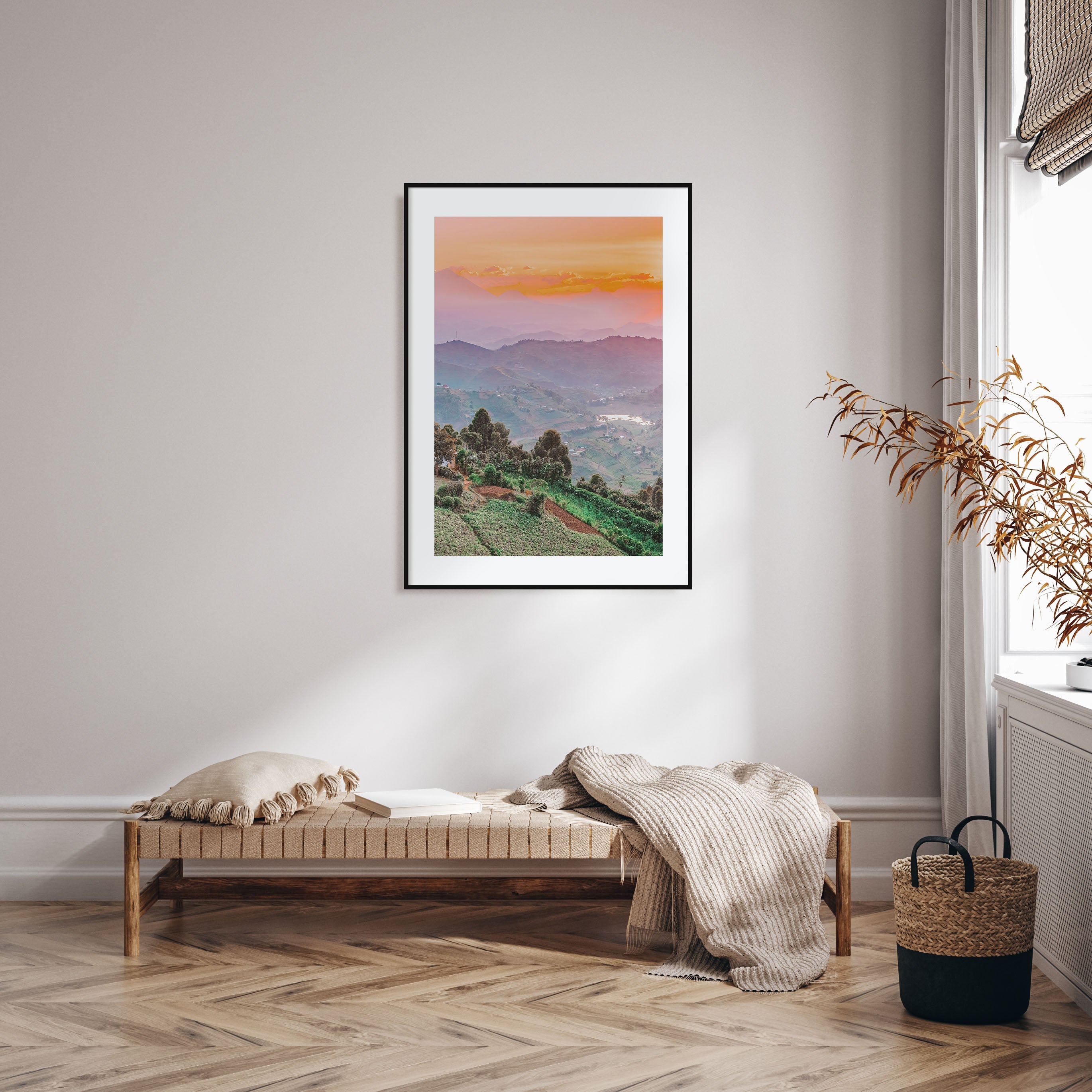 Uganda Photo Color Poster