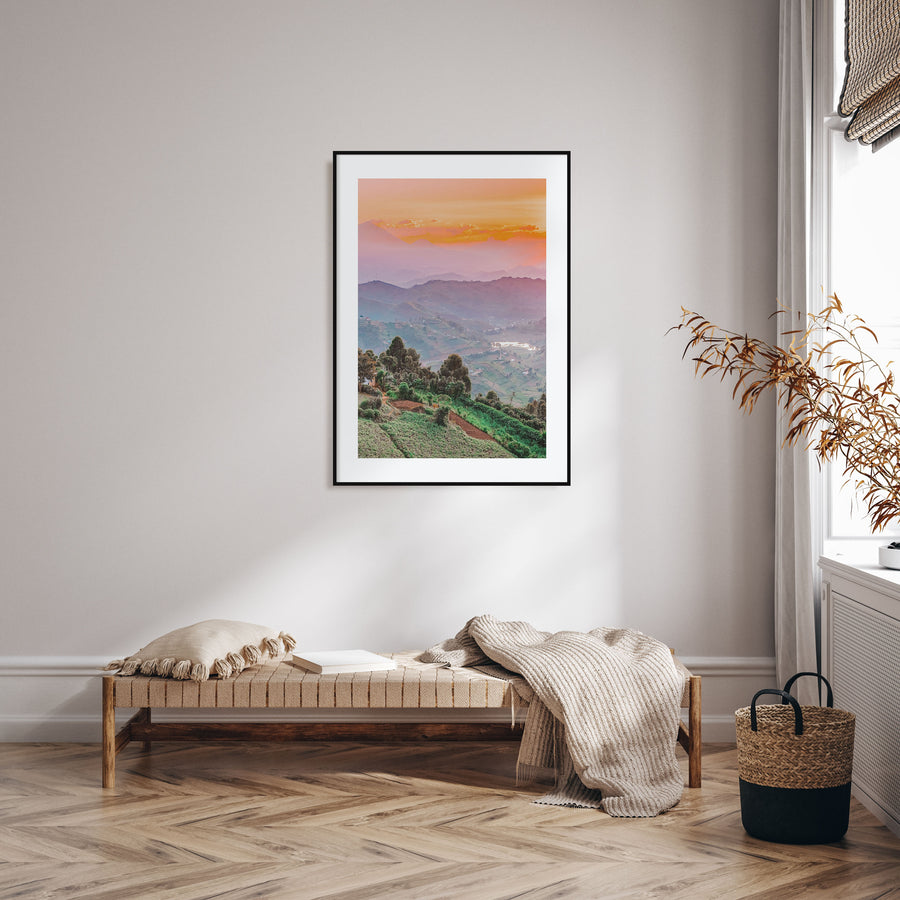 Uganda Photo Color Poster