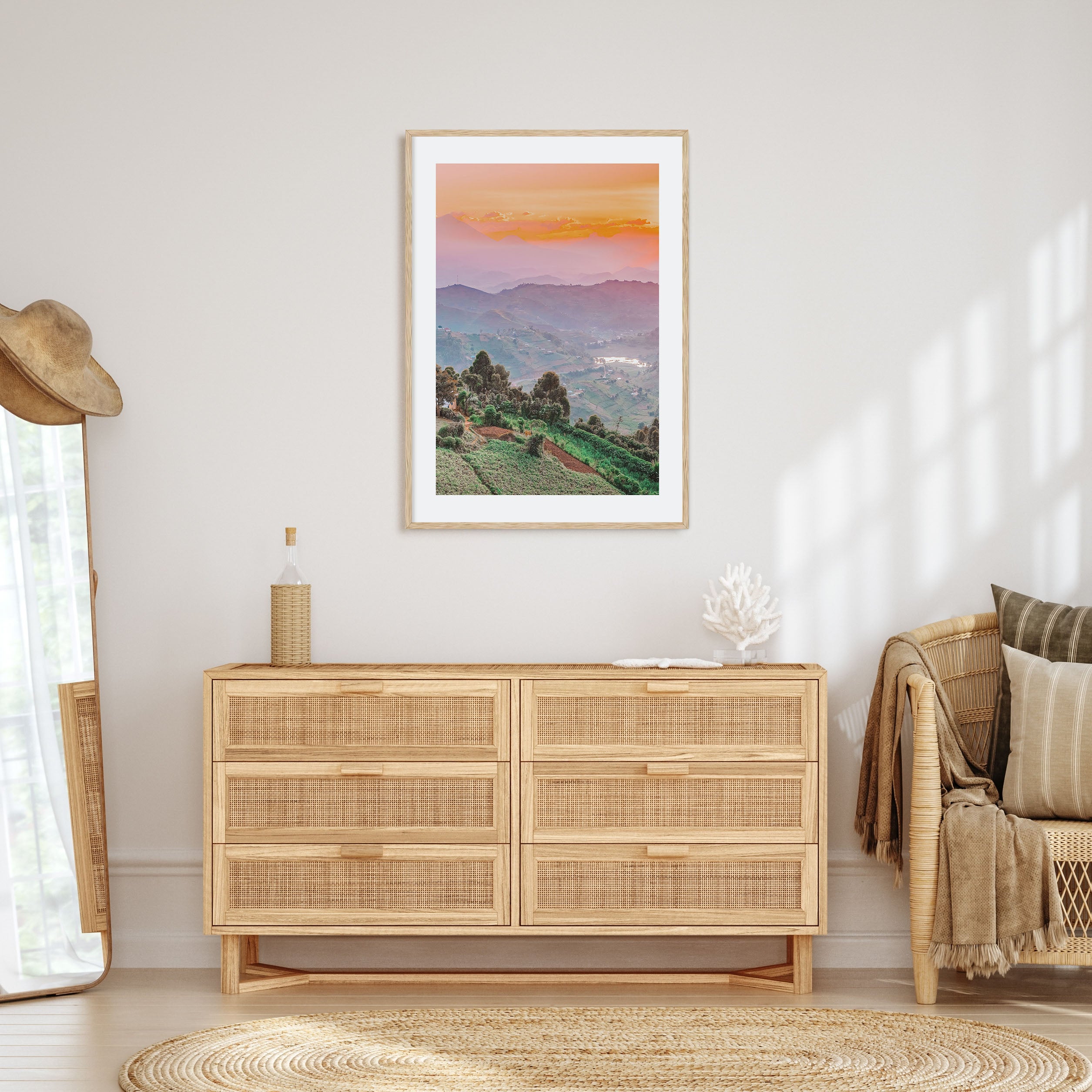 Uganda Photo Color Poster