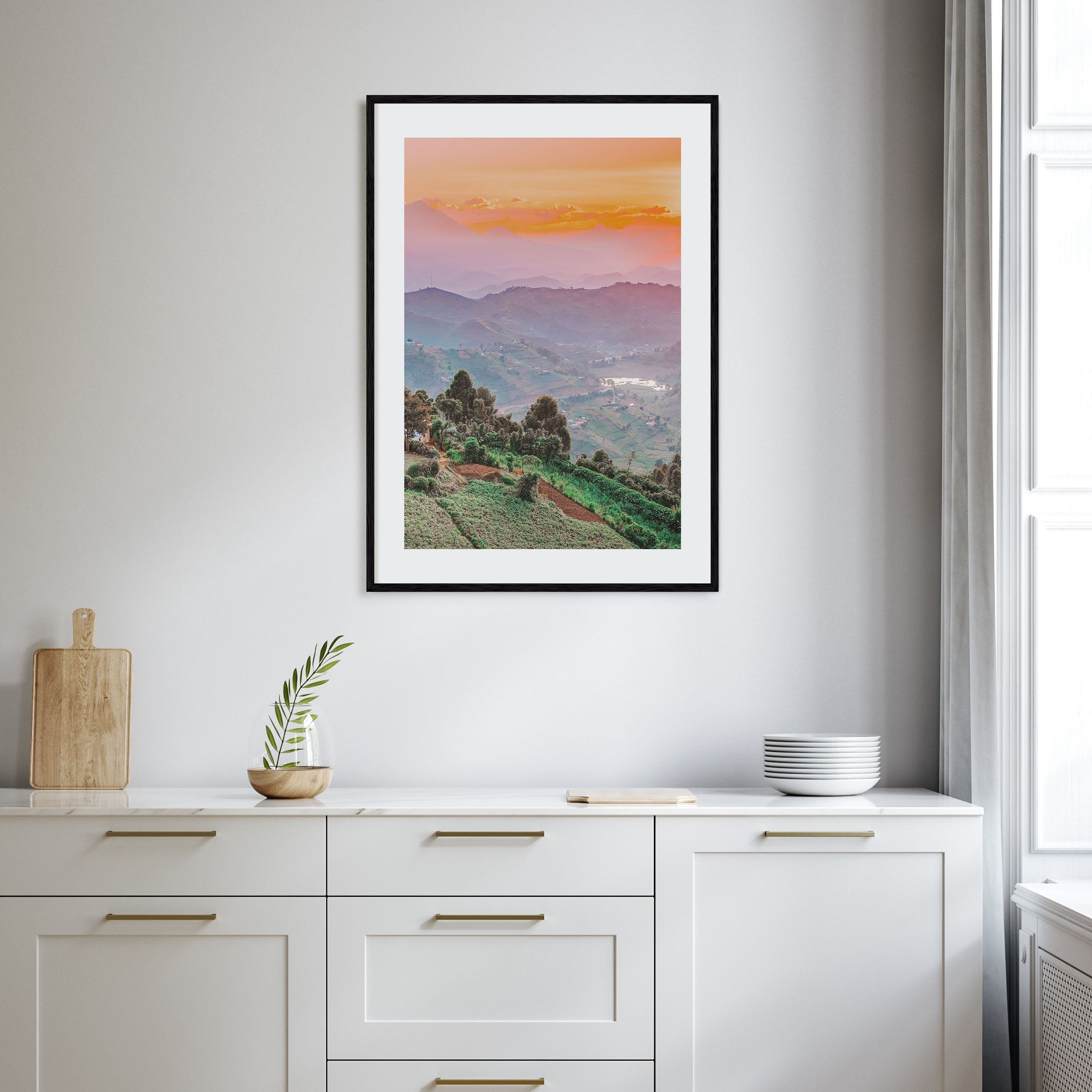Uganda Photo Color Poster