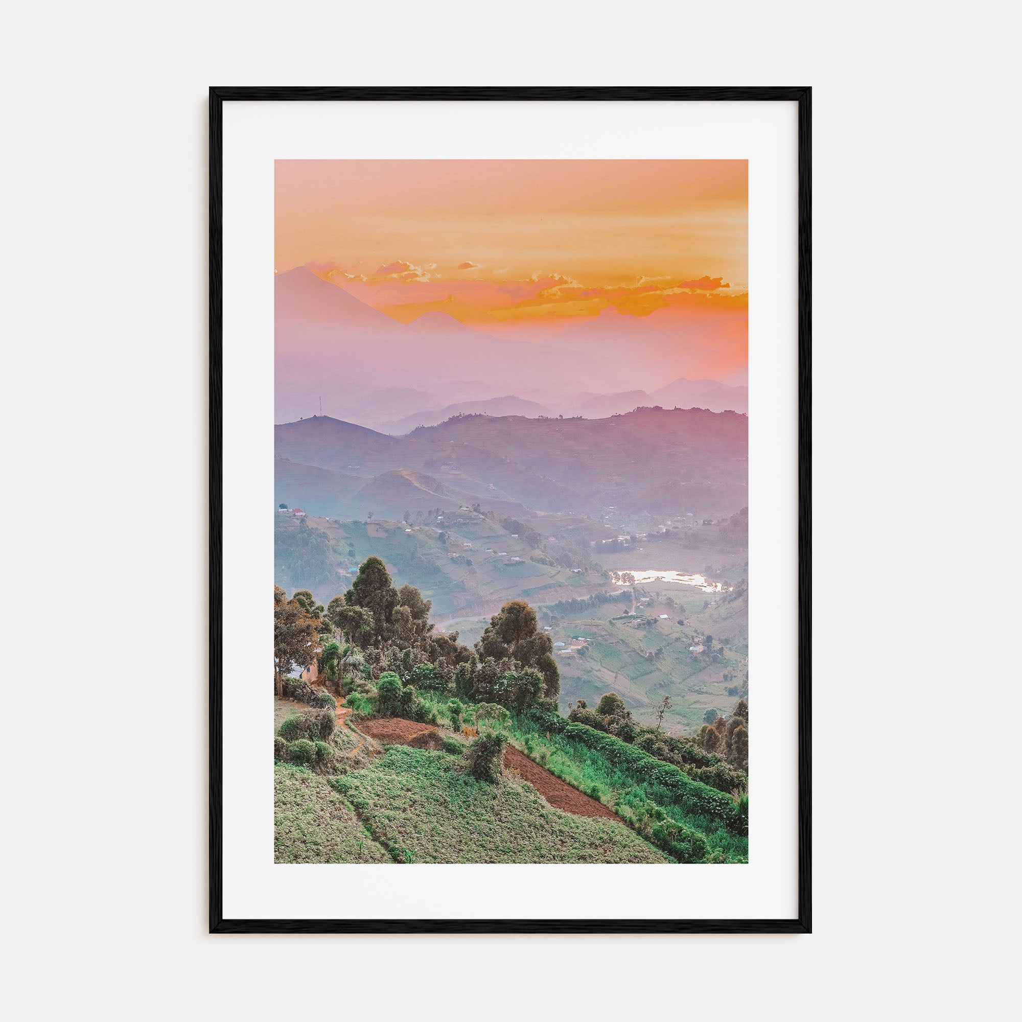 Uganda Photo Color Poster