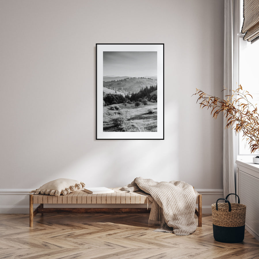 Ukraine Photo B&W Poster