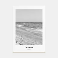 Ukraine Portrait B&W No 1 Poster
