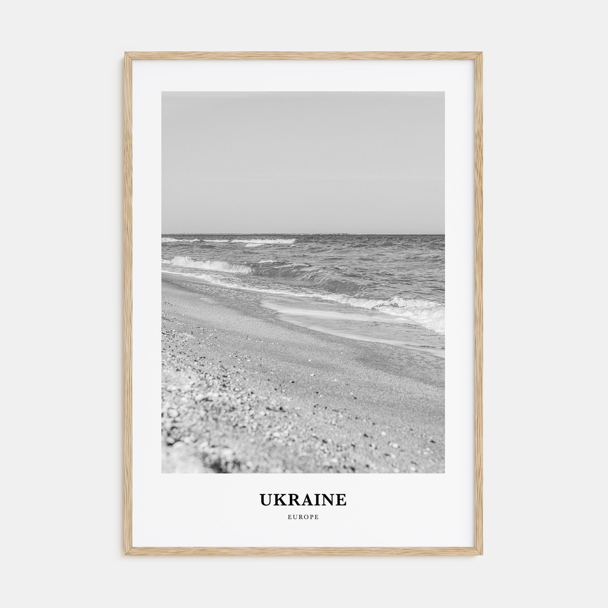 Ukraine Portrait B&W No 1 Poster