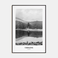 Ukraine Portrait B&W No 2 Poster