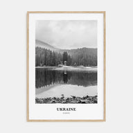 Ukraine Portrait B&W No 2 Poster