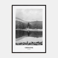 Ukraine Portrait B&W No 2 Poster