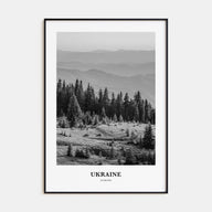 Ukraine Portrait B&W No 3 Poster