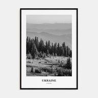 Ukraine Portrait B&W No 3 Poster
