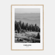 Ukraine Portrait B&W No 3 Poster