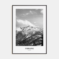 Ukraine Portrait B&W No 4 Poster