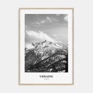 Ukraine Portrait B&W No 4 Poster