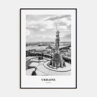 Ukraine Portrait B&W No 5 Poster