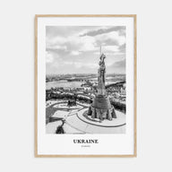 Ukraine Portrait B&W No 5 Poster