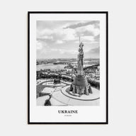 Ukraine Portrait B&W No 5 Poster