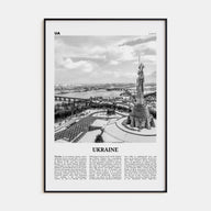 Ukraine Travel B&W No 1 Poster