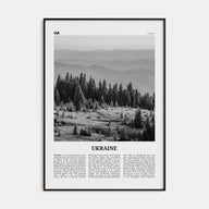 Ukraine Travel B&W No 2 Poster